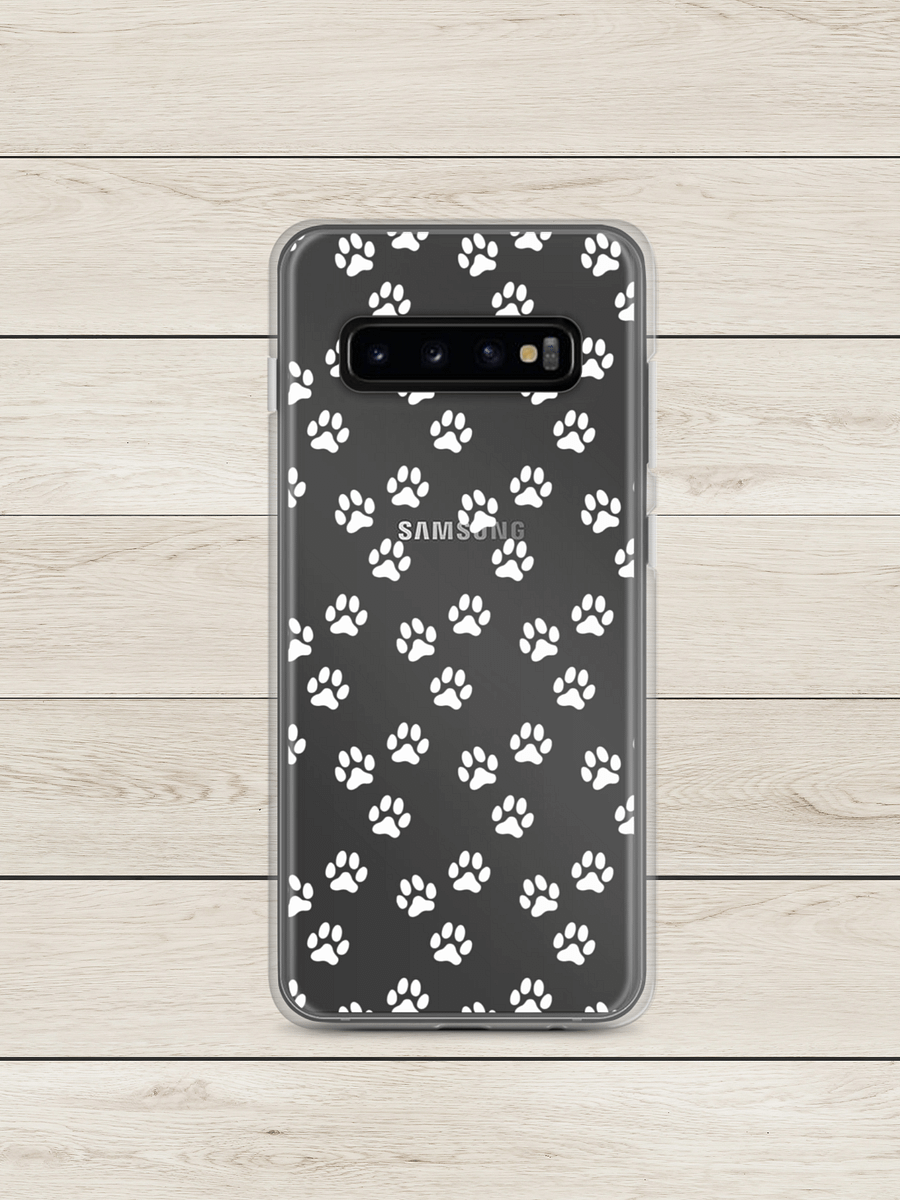 "dog paw print pattern" clear case for Samsung® product image (7)