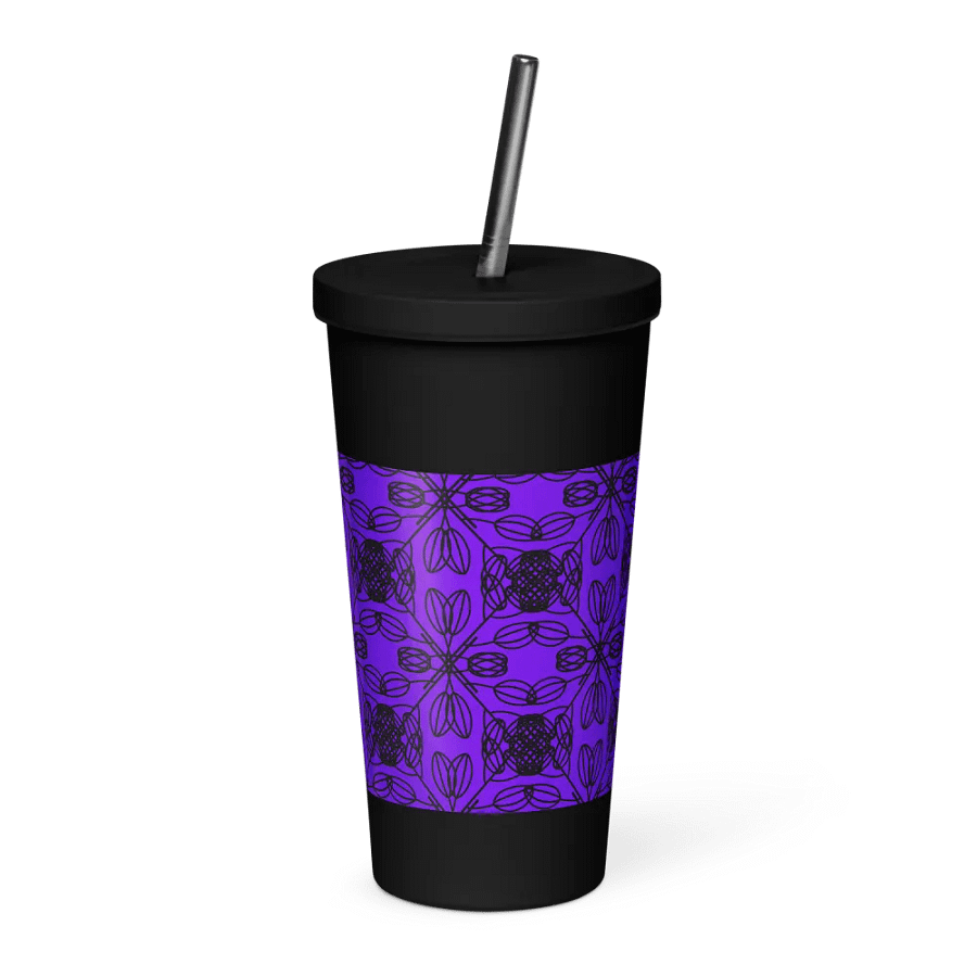 Violet & Lace Insulated Tumbler product image (11)