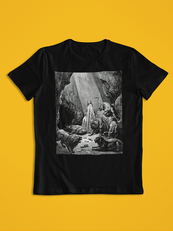 Daniel in the Lion's Den Gustave Dore Bible Illustration Unisex T-Shirt product image (1)