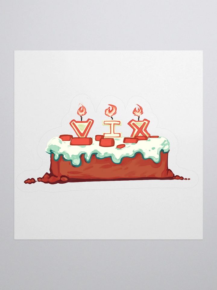 "I'll Make a Cake" w/ Candles Sticker product image (1)