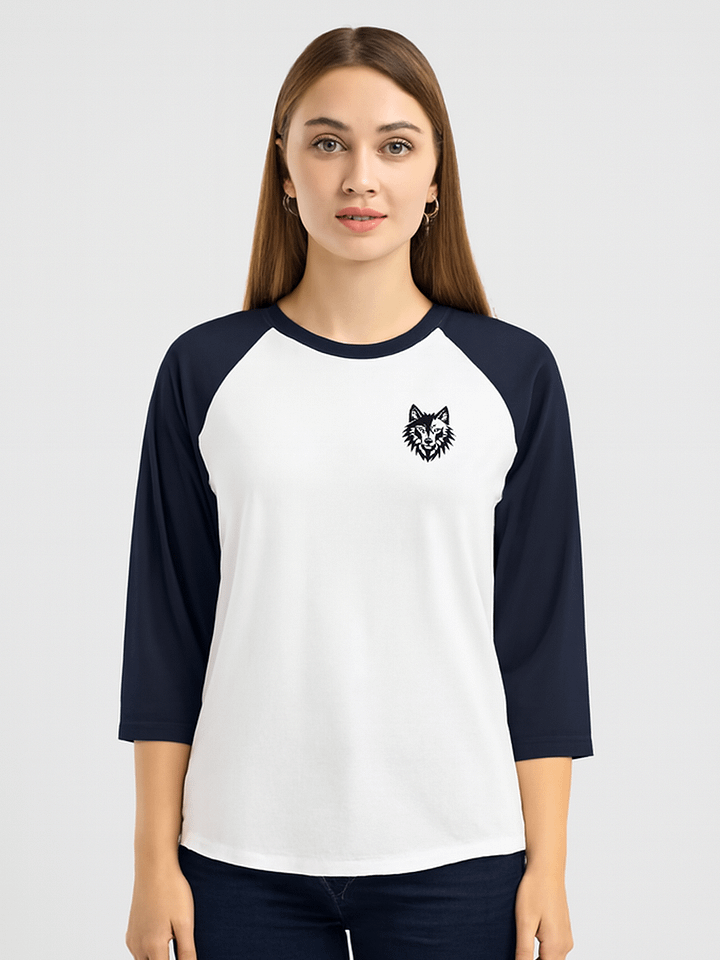 Mystic Wolf Raglan - THE ZMBA Brand Logo Long Sleeve T-Shirt product image (1)