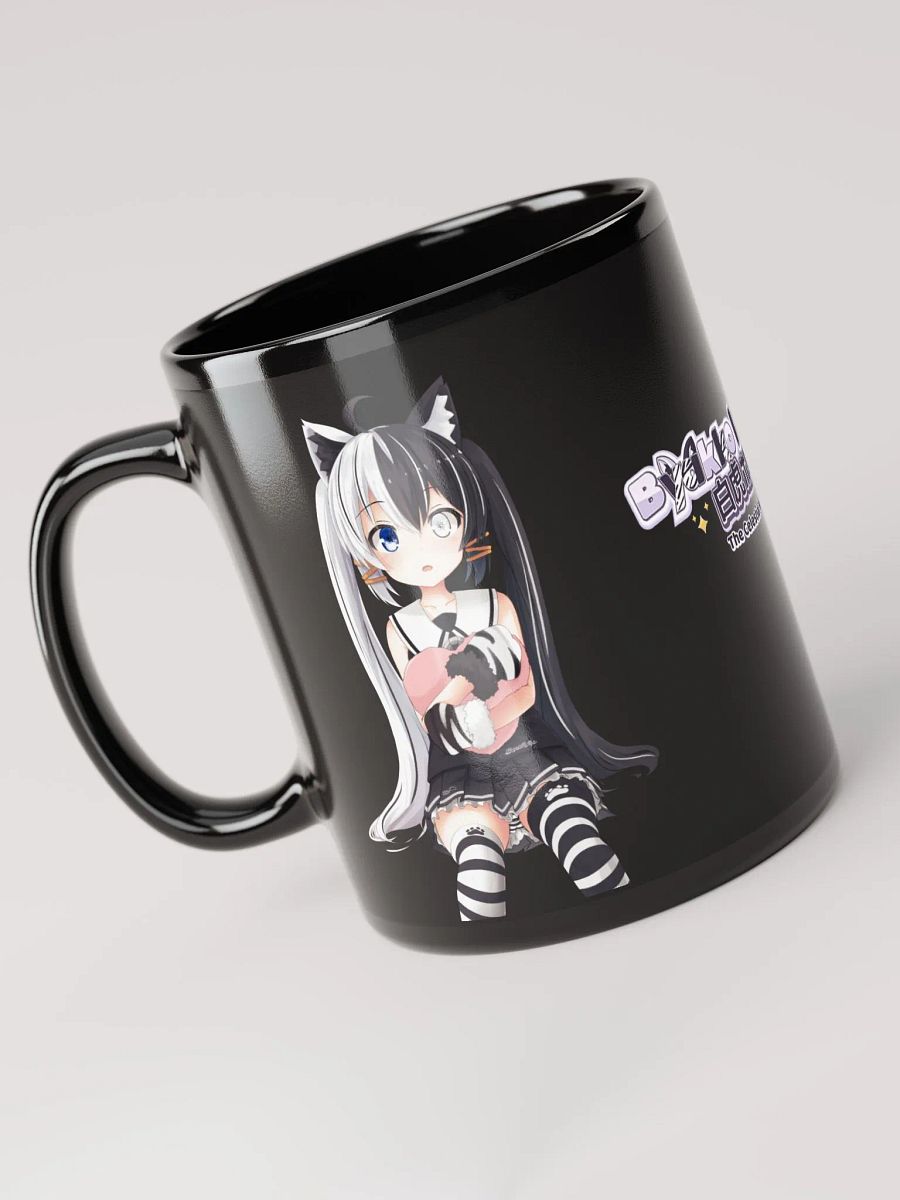 All Black Mug - Byakko Heart Pillow Edition product image (5)
