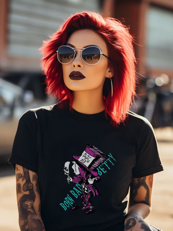 Mad Hatter Born Bad Betty Tee product image (1)