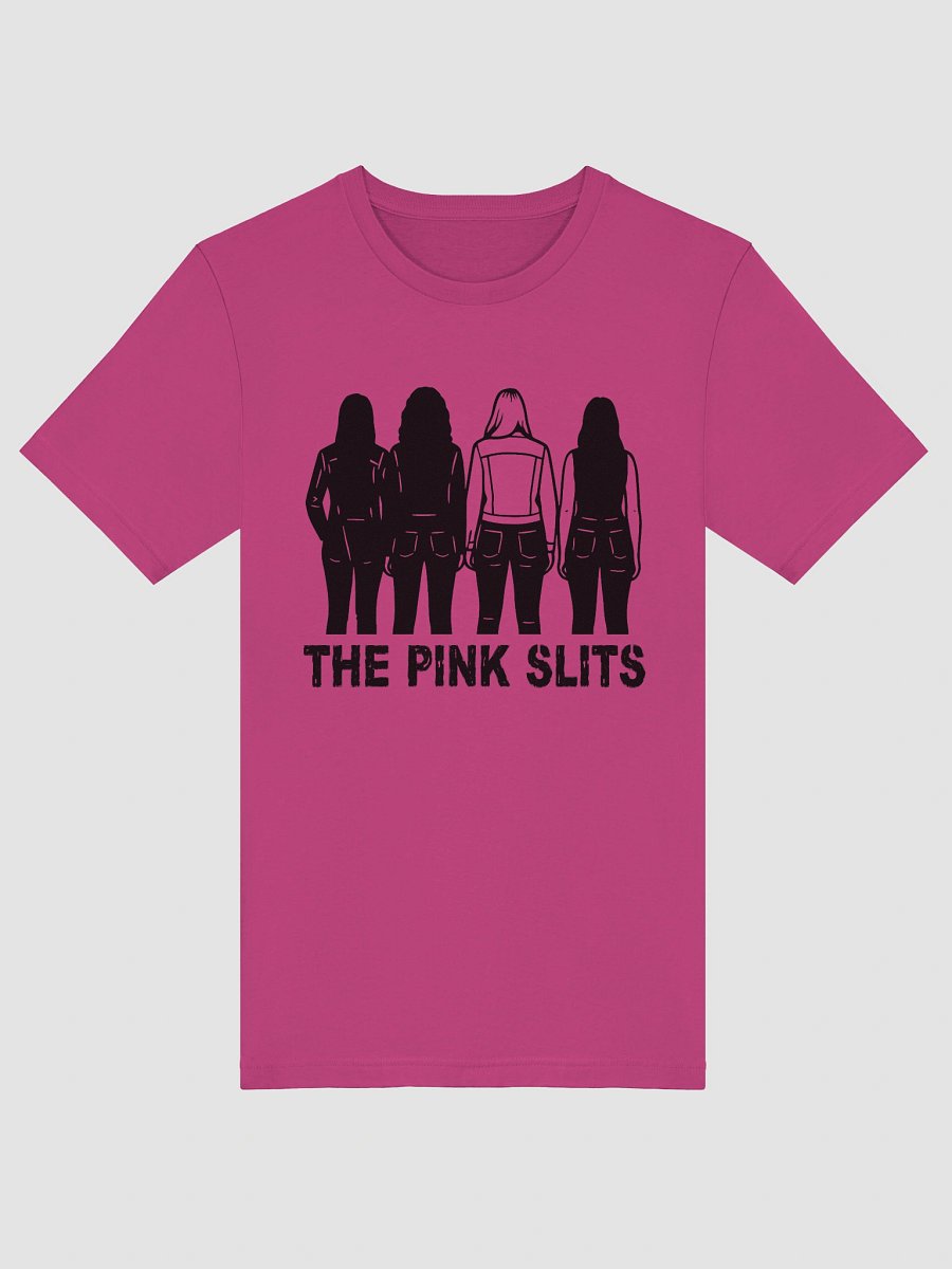 The Pink Slits supersoft silhouette tee (pink or white) product image (5)