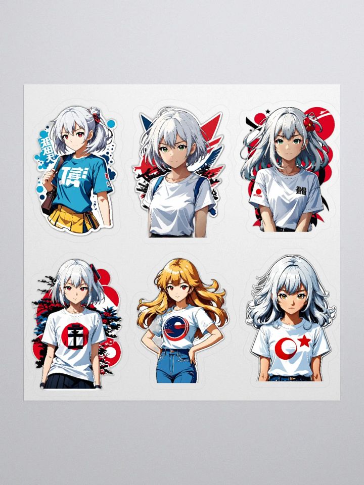 Anime Crew Kiss Cut Stickers Set product image (3)