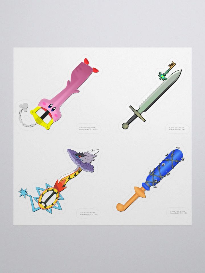 Joke Keyblade Sticker Sheet product image (1)