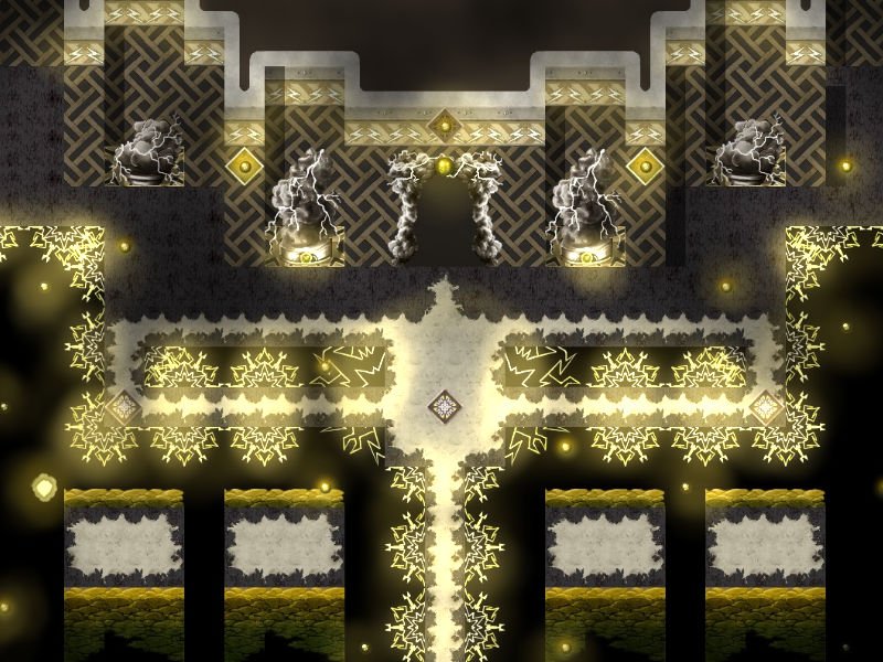 KR Elemental Dungeon Tileset for RPGs – Dark, Light, Lightning and Metal product image (6)