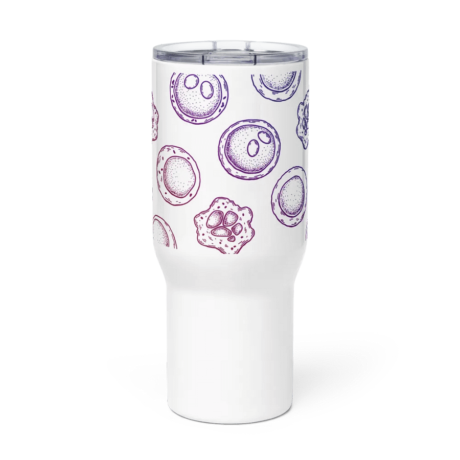 "Stem cells pattern" Travel Mug with a Handle product image (12)