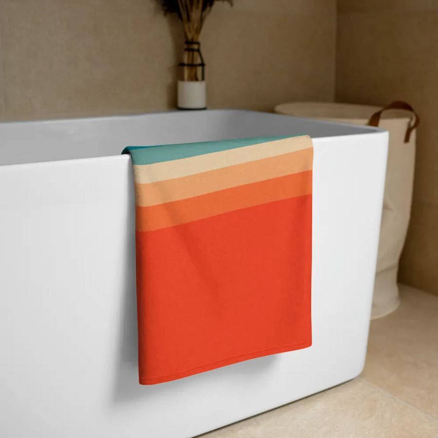 Relaxio 80s Rainbow Towel product image (3)