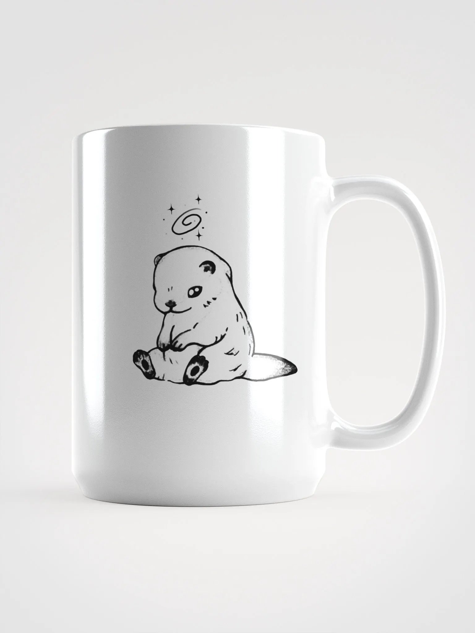 otter mug (white) product image (1)