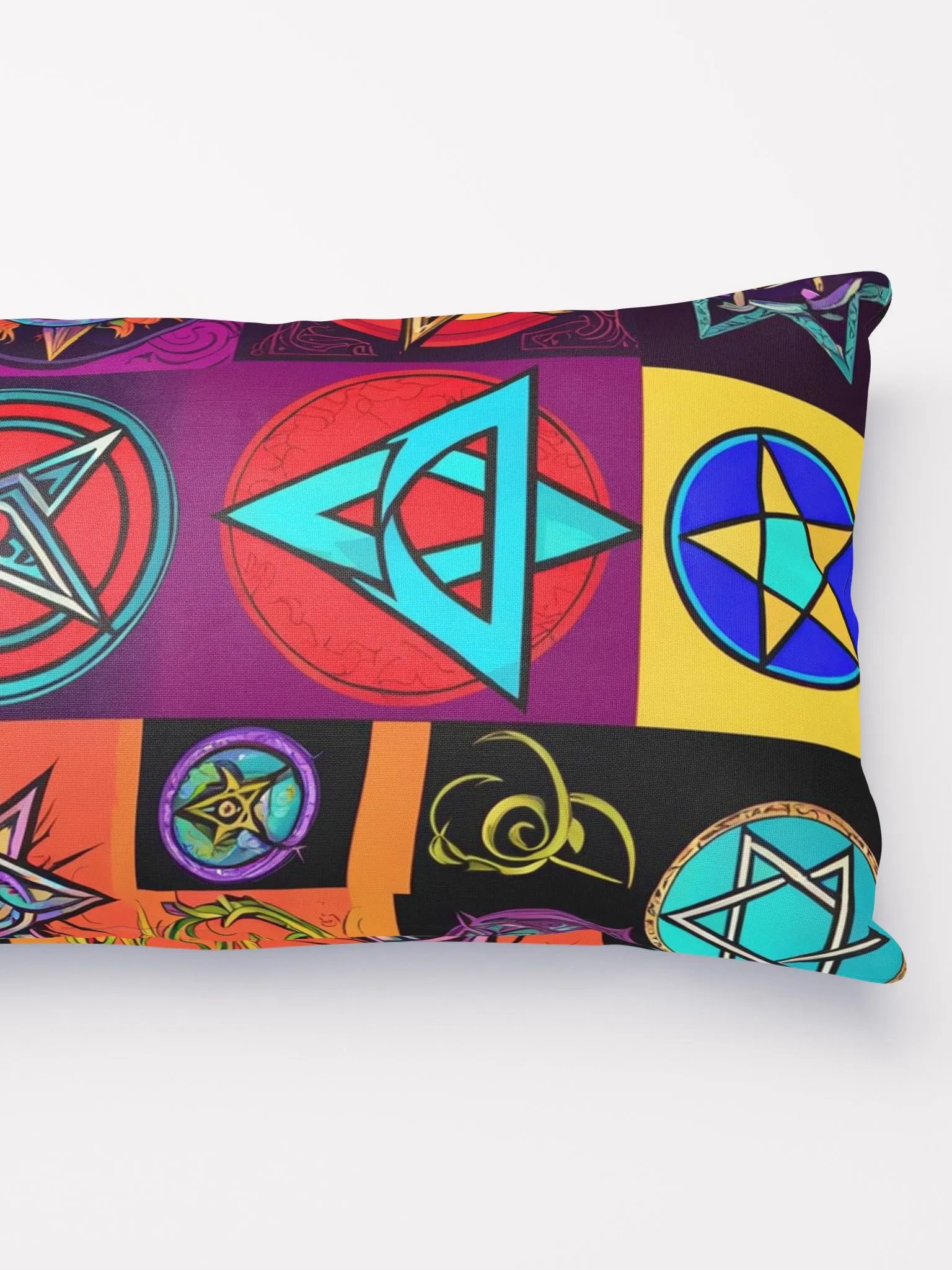 Brightly Coloured Symbology Cushion product image (2)