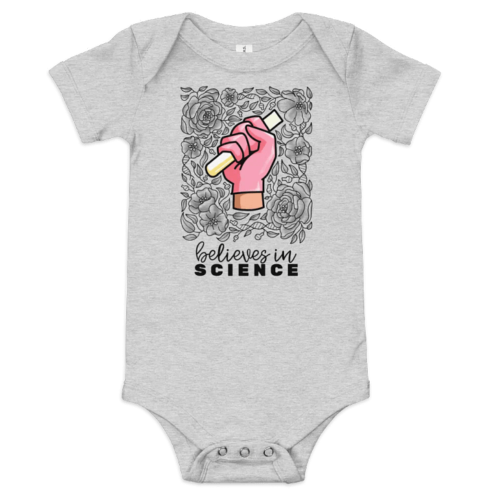 believes in science (onesie) product image (1)