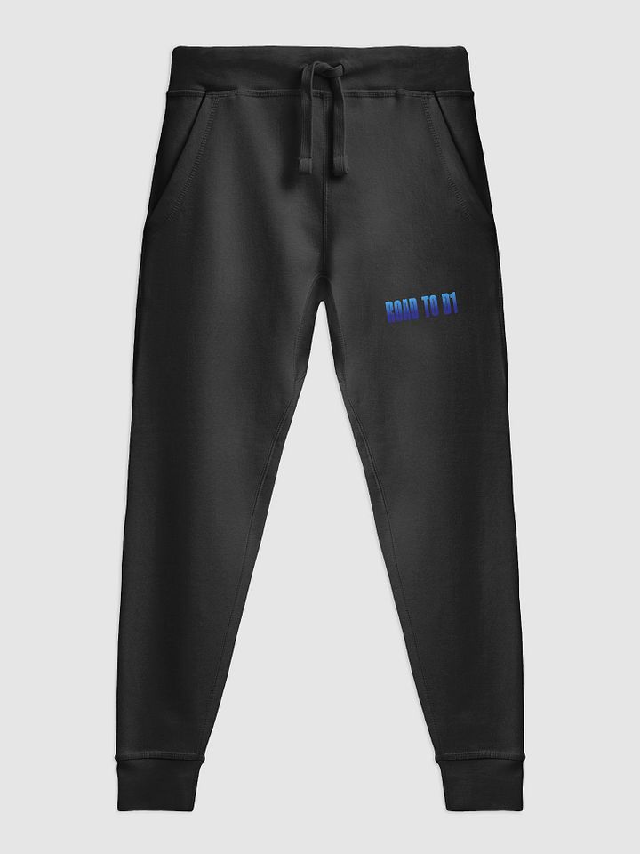 Troy Hornbeck - ROAD TO D1 - Black Sweatpants with BLUE product image (1)