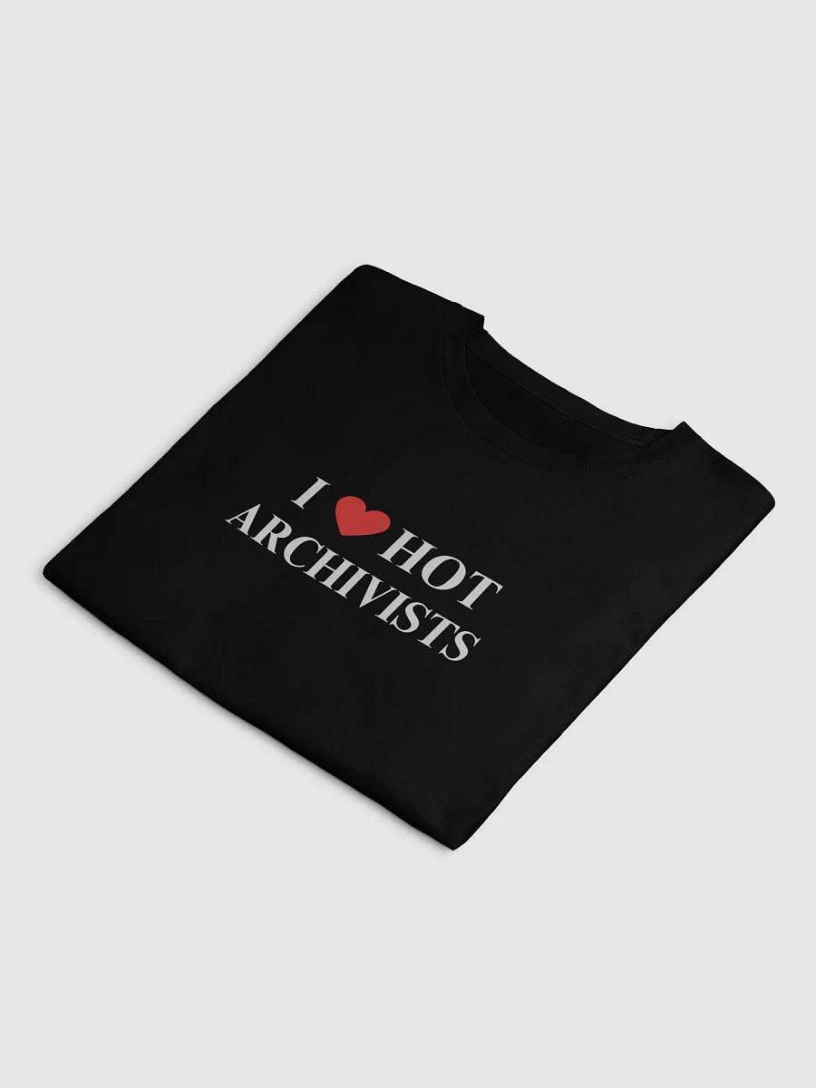 I HEART HOT ARCHIVISTS CROP - BLACK product image (4)