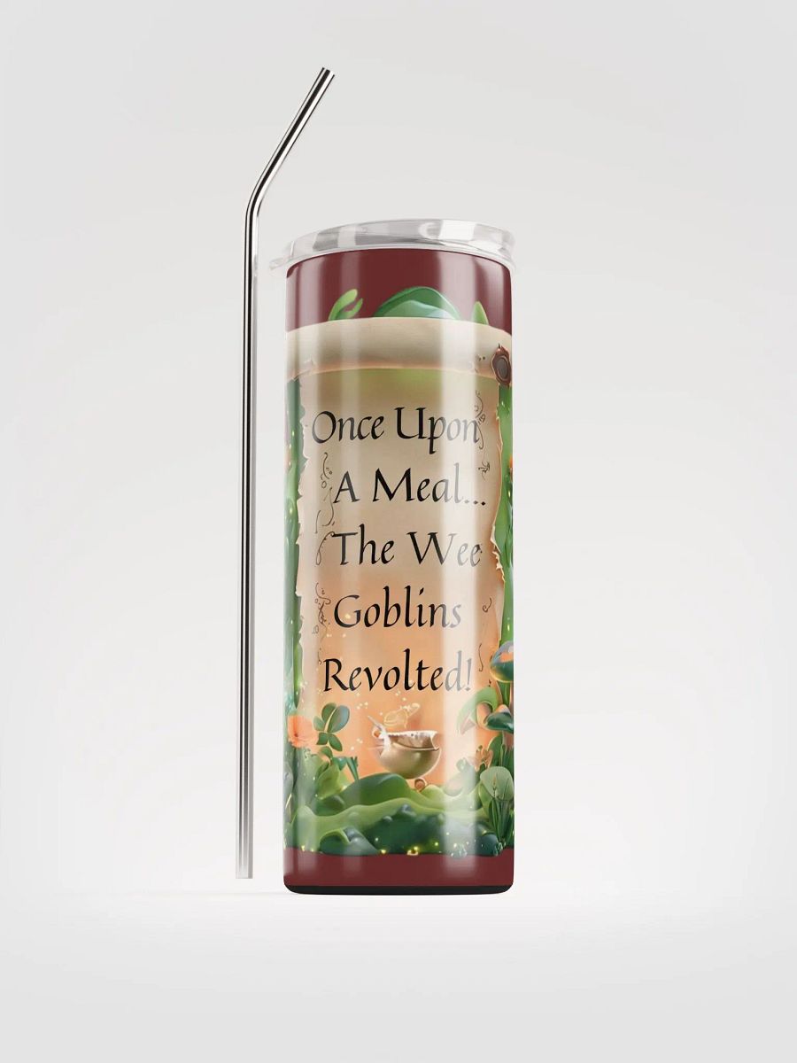 Funny Mom Tumbler – ‘Once Upon A Meal, The Wee Goblins Revolted!’ Insulated Cup for Moms product image (1)