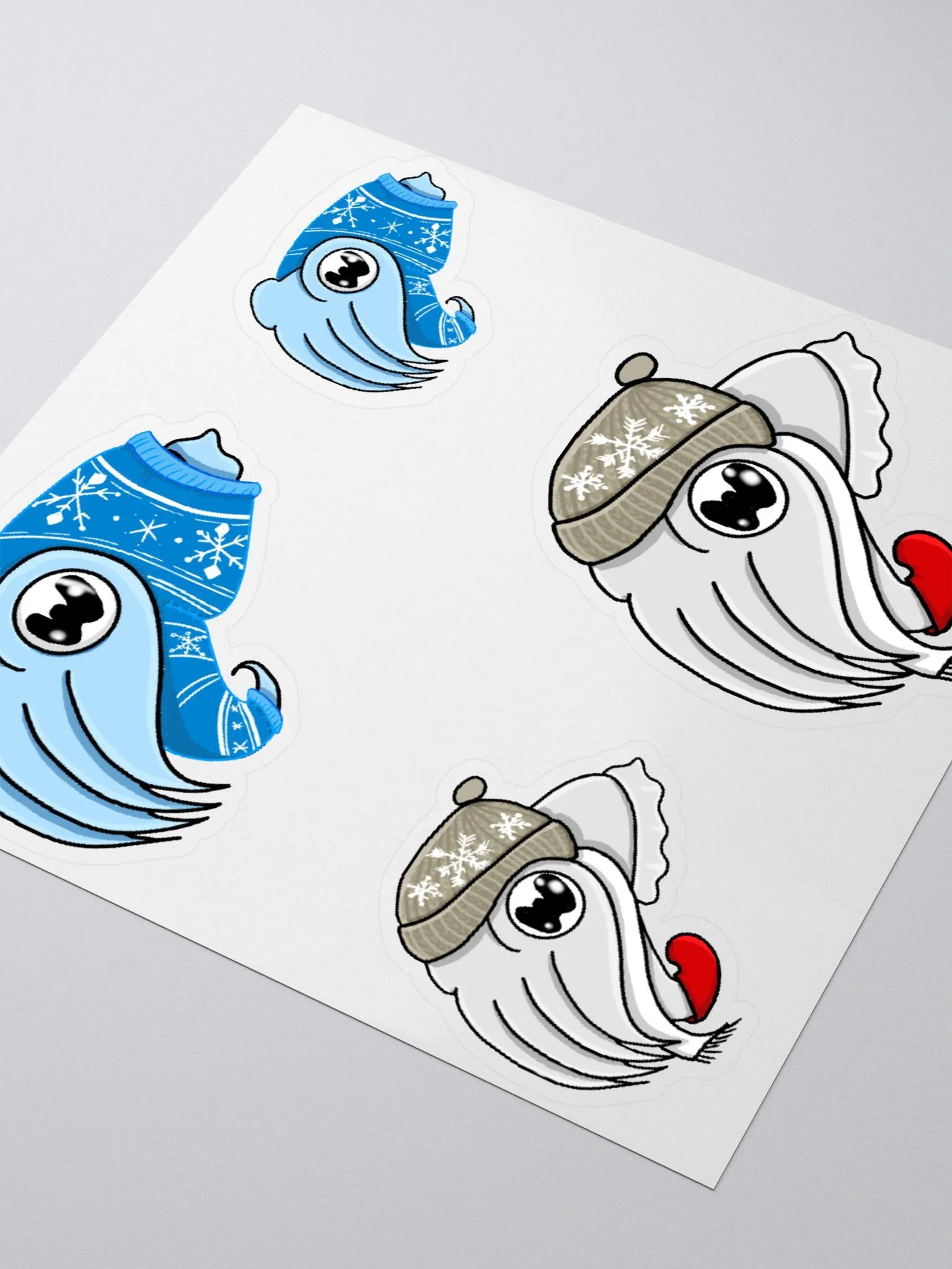 Winter Cuttlefish Stickers product image (3)