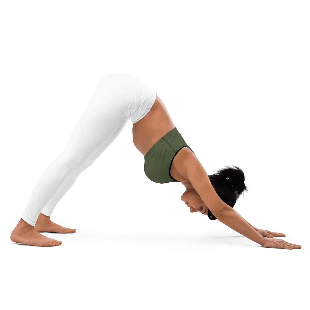 Olive Padded Sports Bra product image (4)