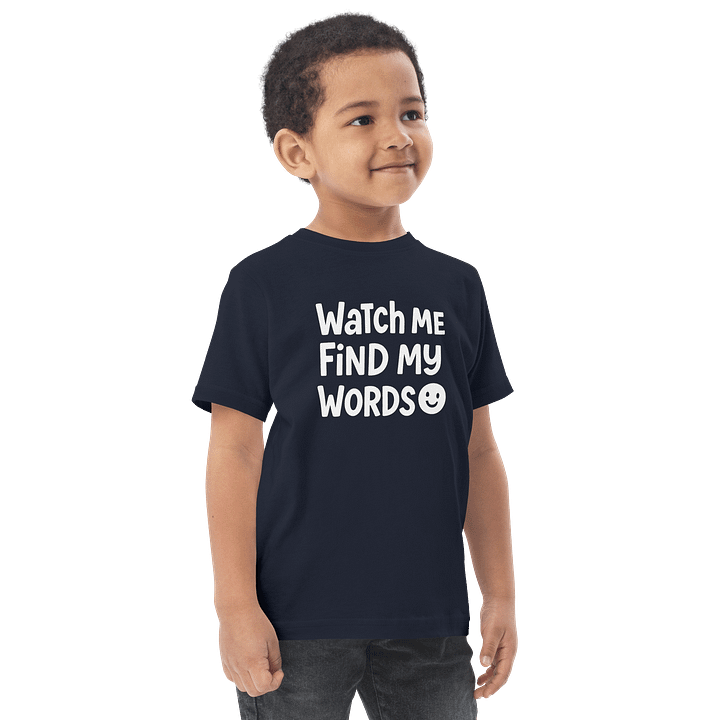 Smiling Words Toddler Jersey product image (2)