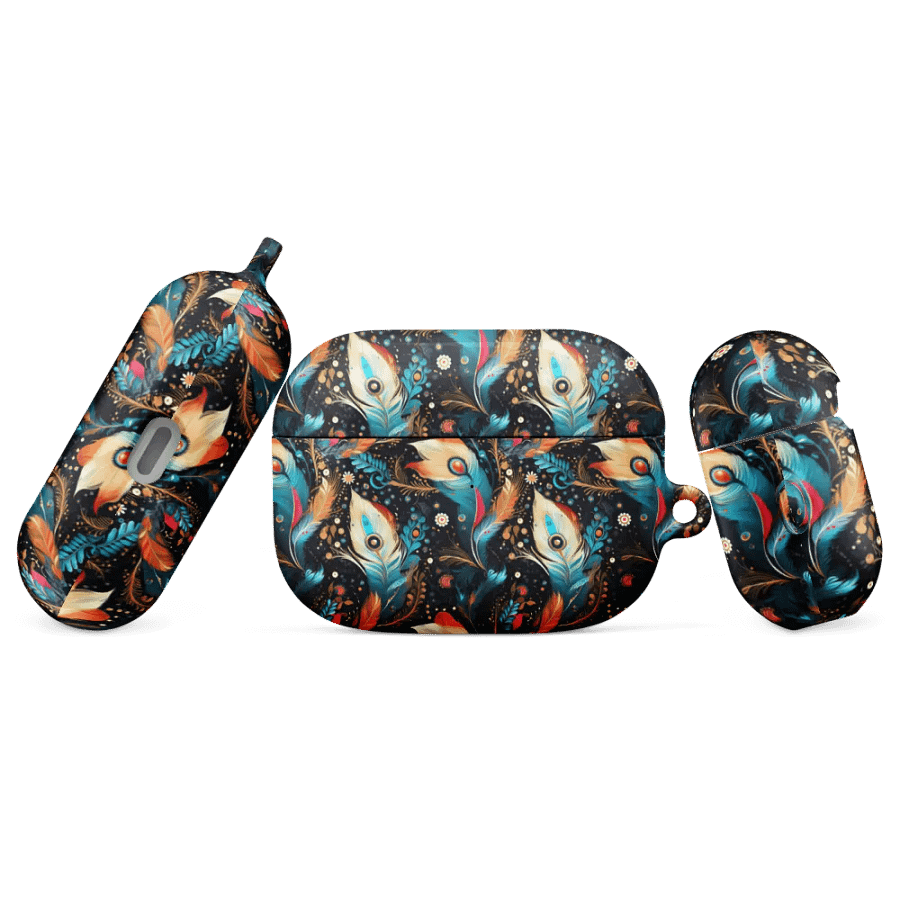 Ethereal Feathers All-Over Print AirPods® Case product image (1)