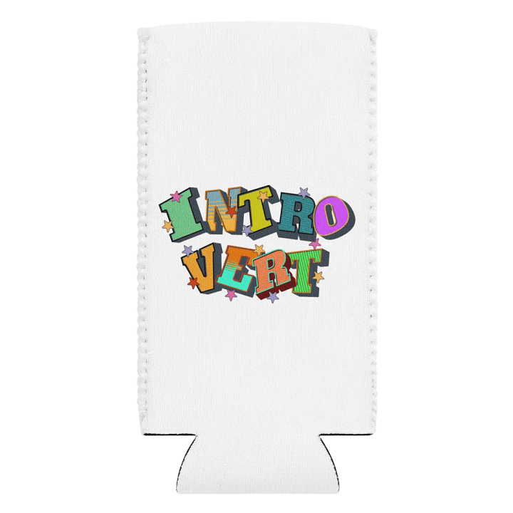 Introvert Block Letter Starry Coozie product image (2)