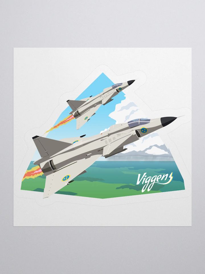 SAAB J37 Viggen Formation Sticker product image (1)