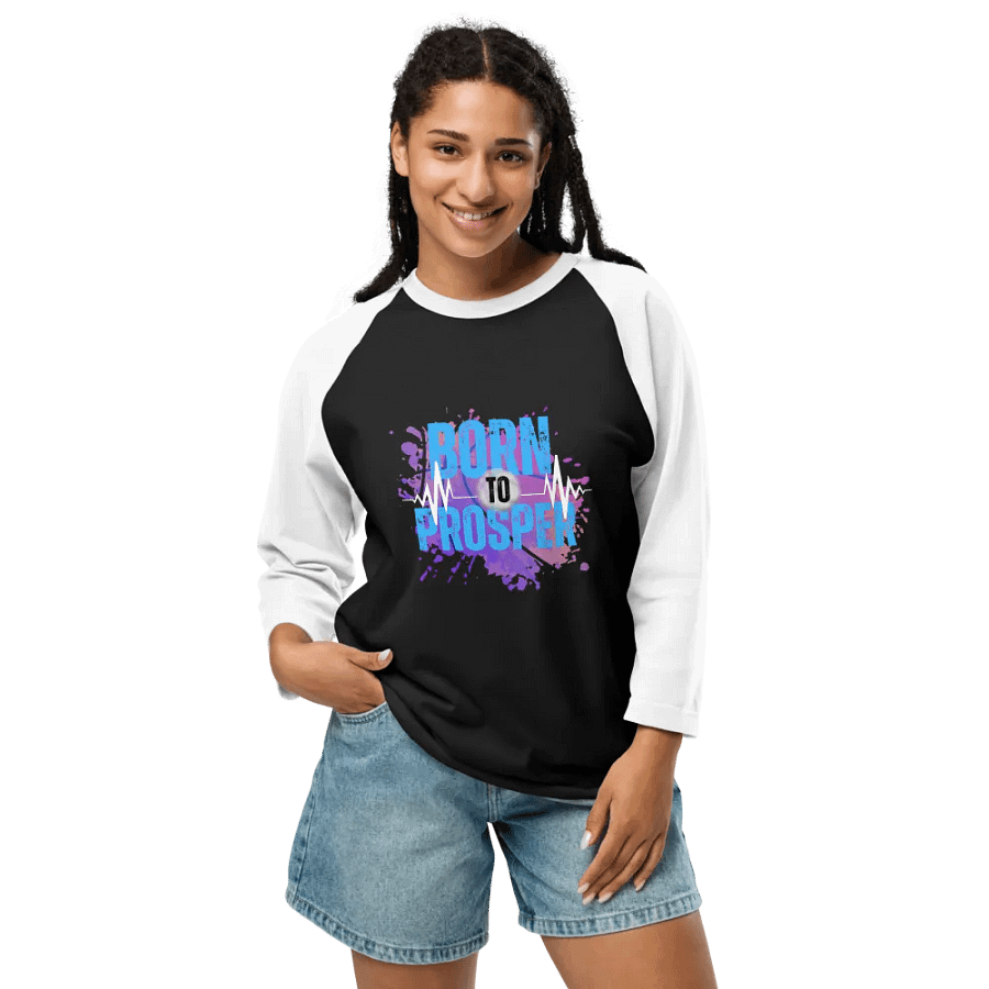 Born to Prosper Dynamo Raglan Two Color Tee product image (7)