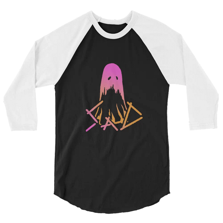 SaD 3/4 Two-Tone Tee (Raglan Tee) Logo - Pink and Orange product image (2)