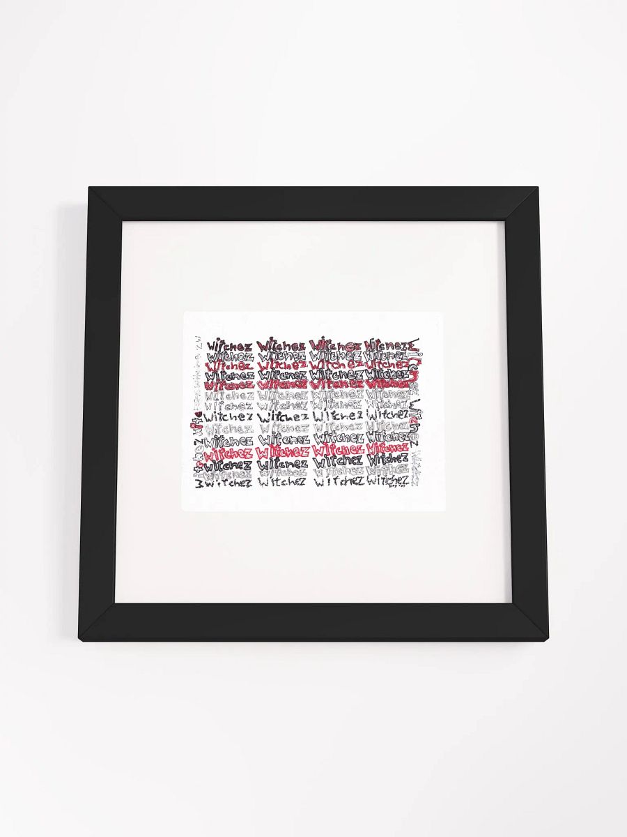 witchez Panel Card Print Framed product image (3)