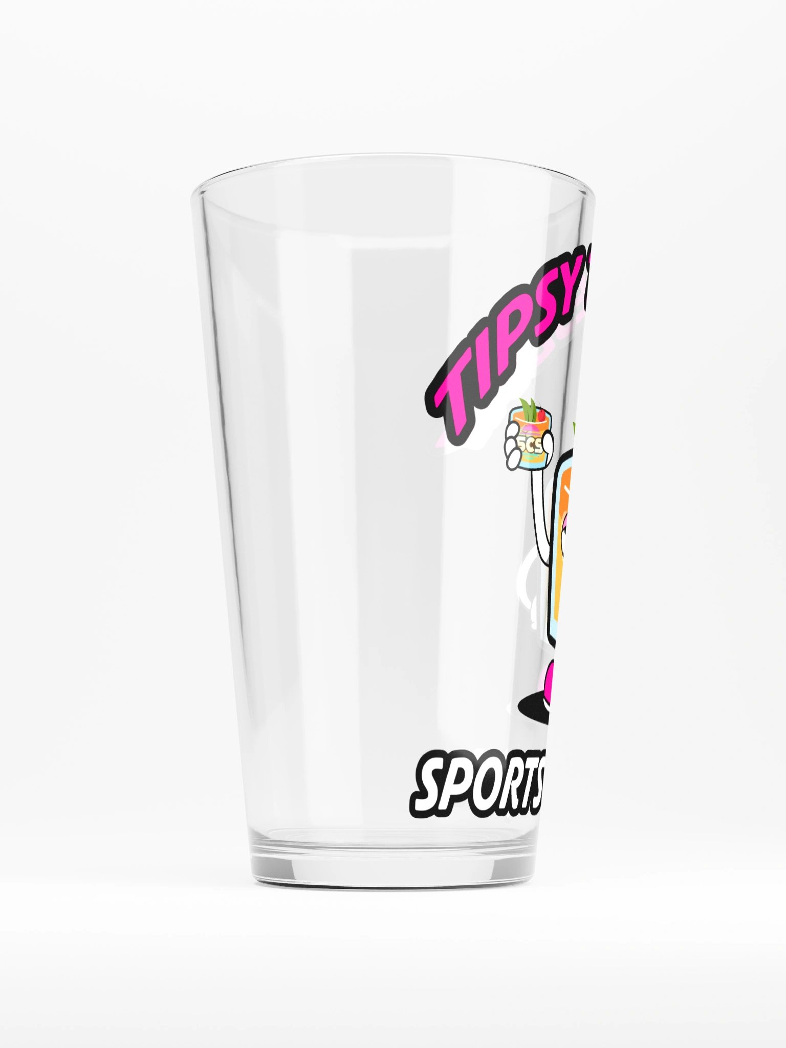 TIPSY TUESDAY "COCKY" PINT GLASS product image (2)
