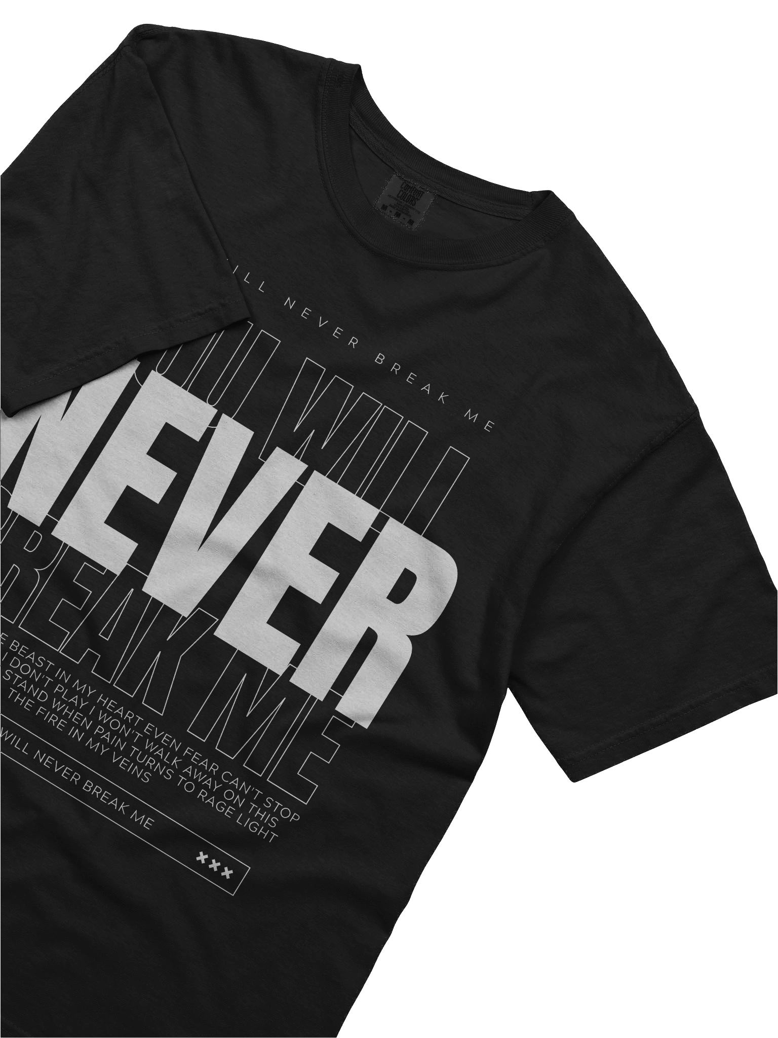You Will Never Break Me Heavyweight T-Shirt product image (5)