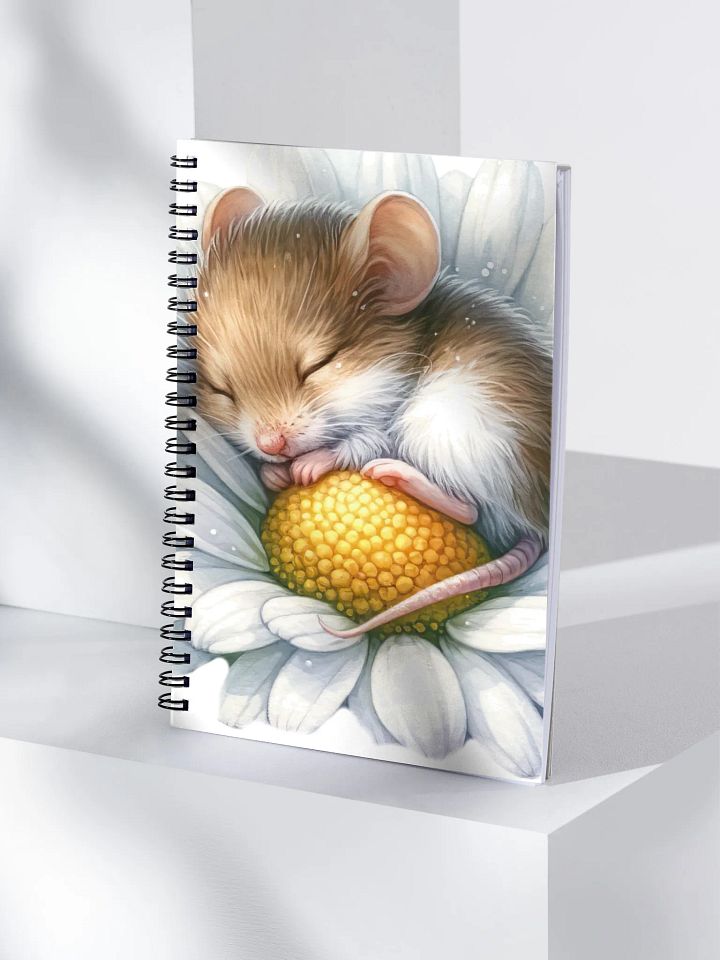 Dreamy Daisy Mouse Spiral Notebook product image (1)