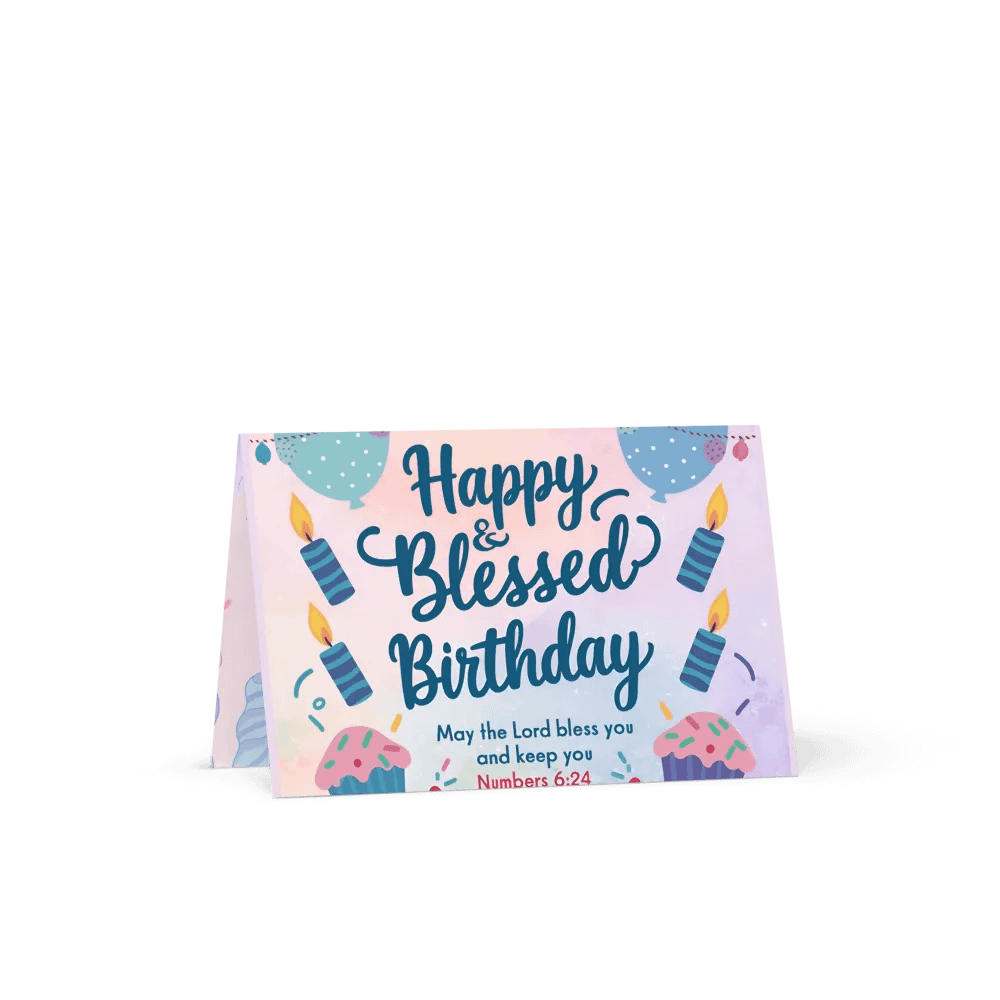 Happy & Blessed Birthday Card product image (9)