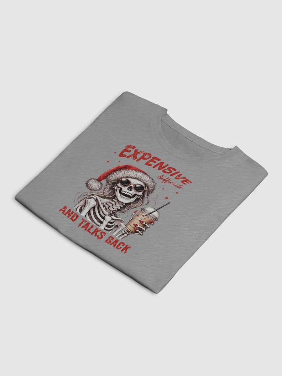 Sassy Skeleton Santa Crop Top product image (31)