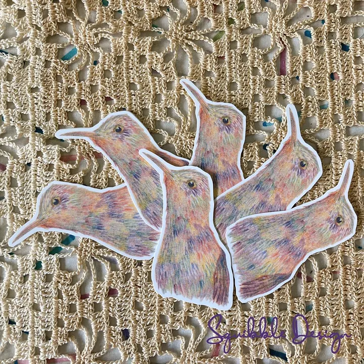 Vinyl Sticker - Rainbow Hummingbird product image (2)