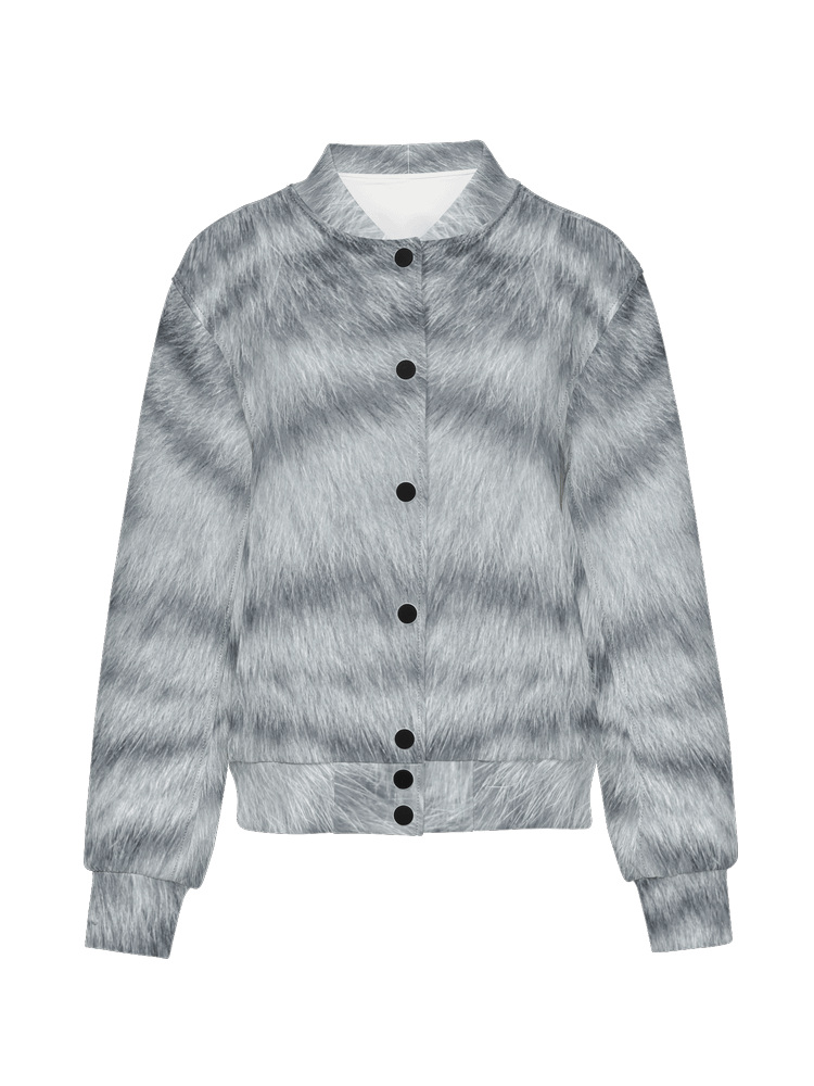 Silver Tabby Cat Premium Bomber Jacket (Unisex) product image (1)