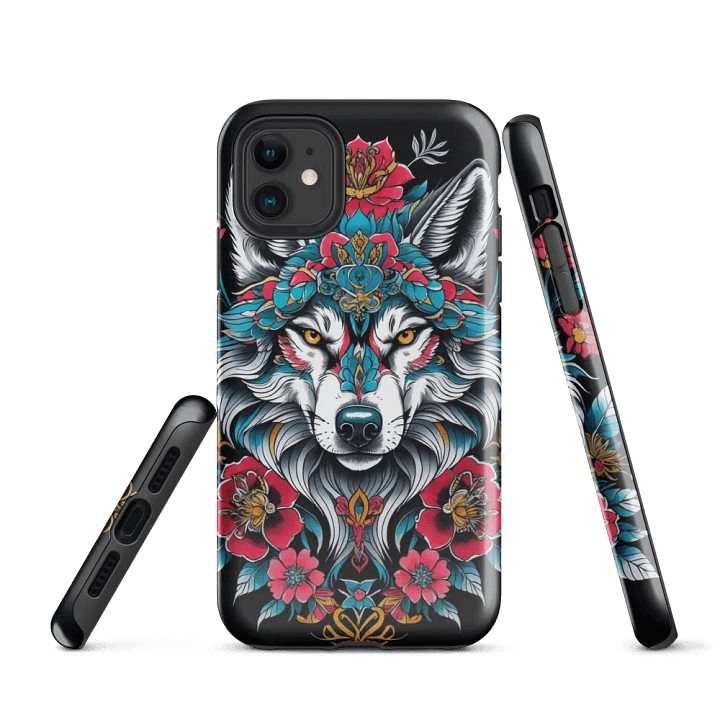 Wolf Bloom iPhone® Tough Case product image (1)