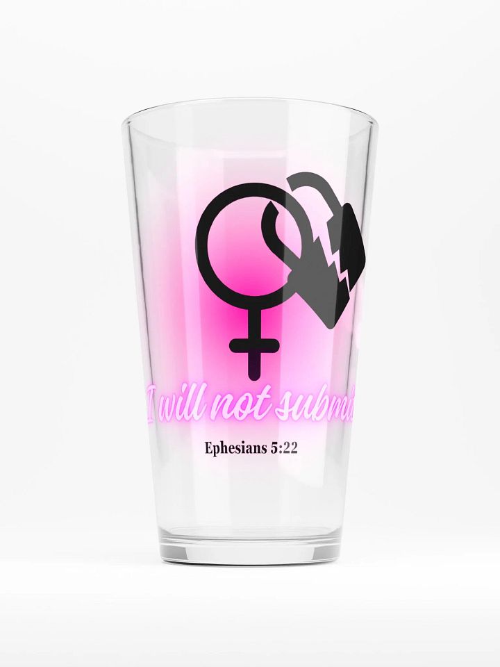 I Will Not Submit Pint product image (1)