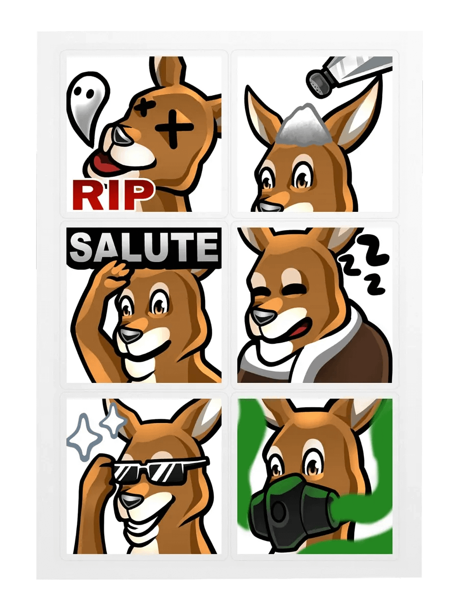 Emote Sticker Pack 4 product image (1)
