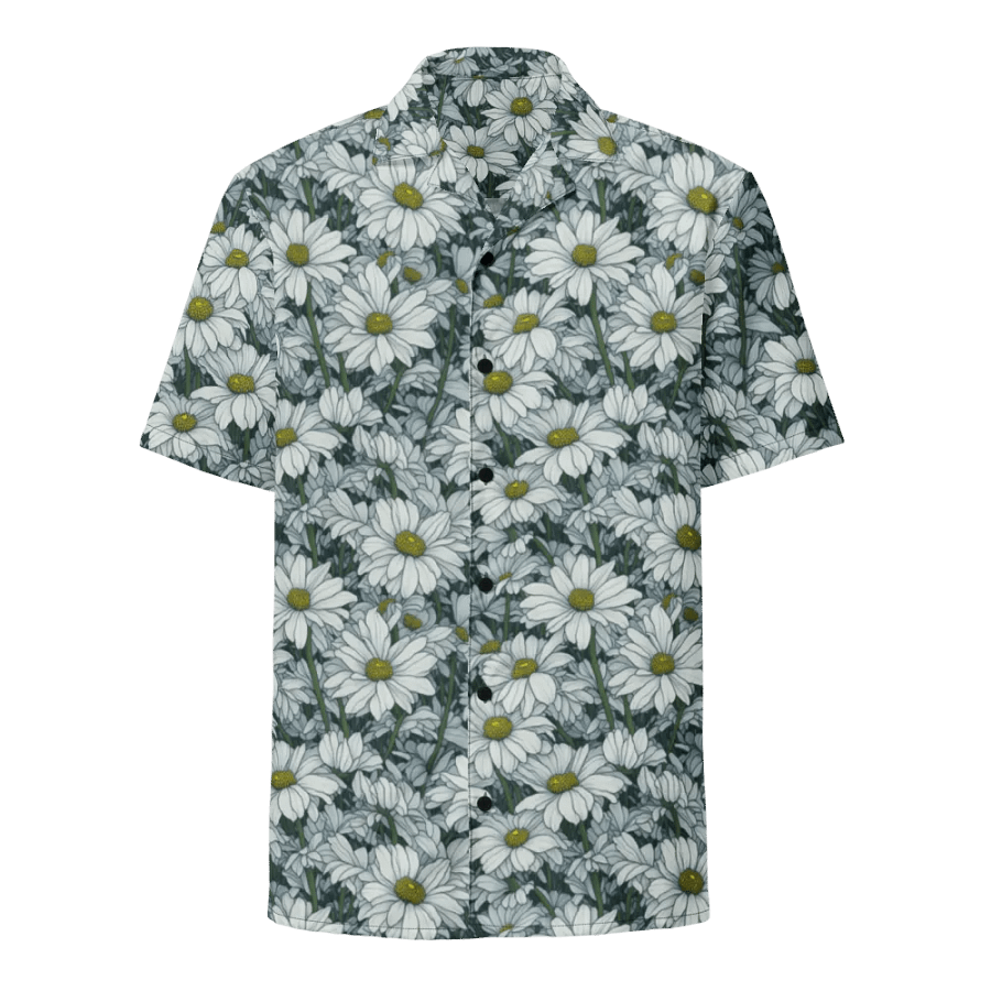 Floral Pattern Field of Daisy Flowers Hawaiian Shirt product image (1)