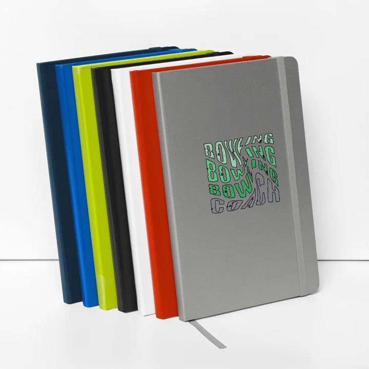 Bowling Coach Whimsical Distortion Hardcover Notebook product image (2)