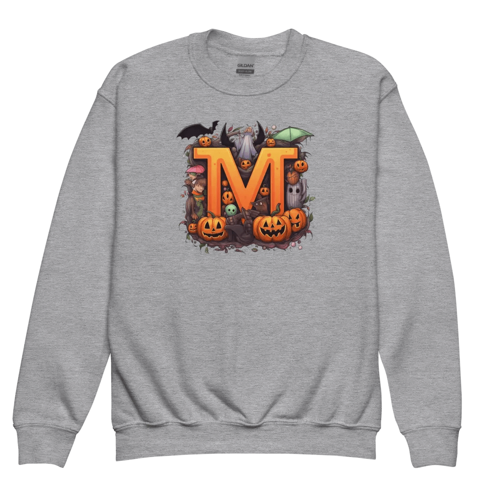 Cute Halloween Monogram Letter M Sweatshirt product image (3)