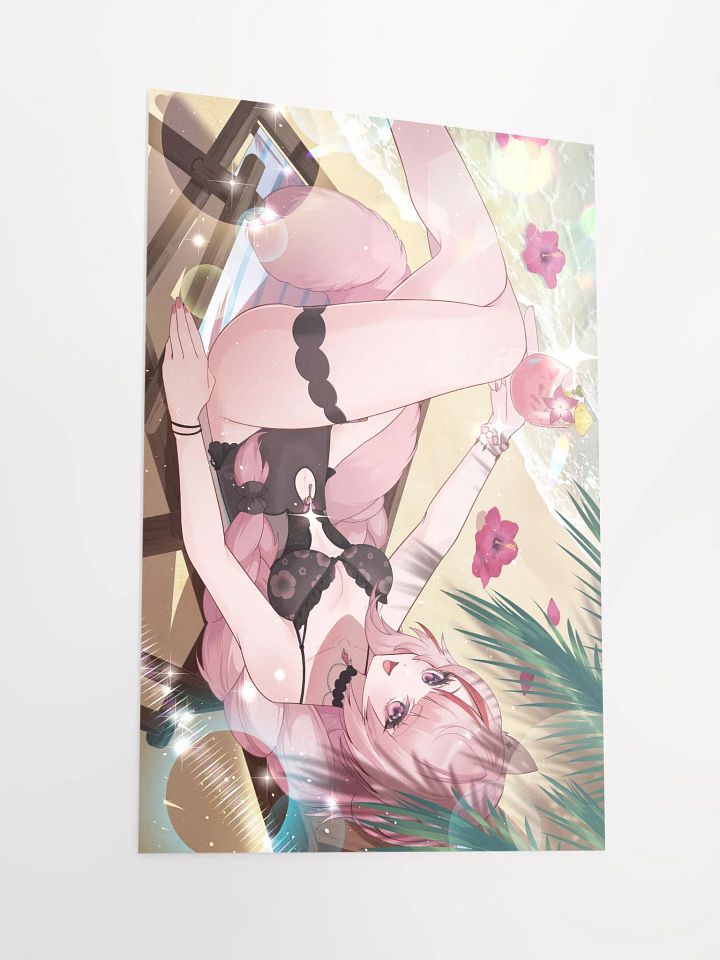 [MADE TO ORDER] Mikki Sippin' On The Beach Poster 🌊 product image (2)