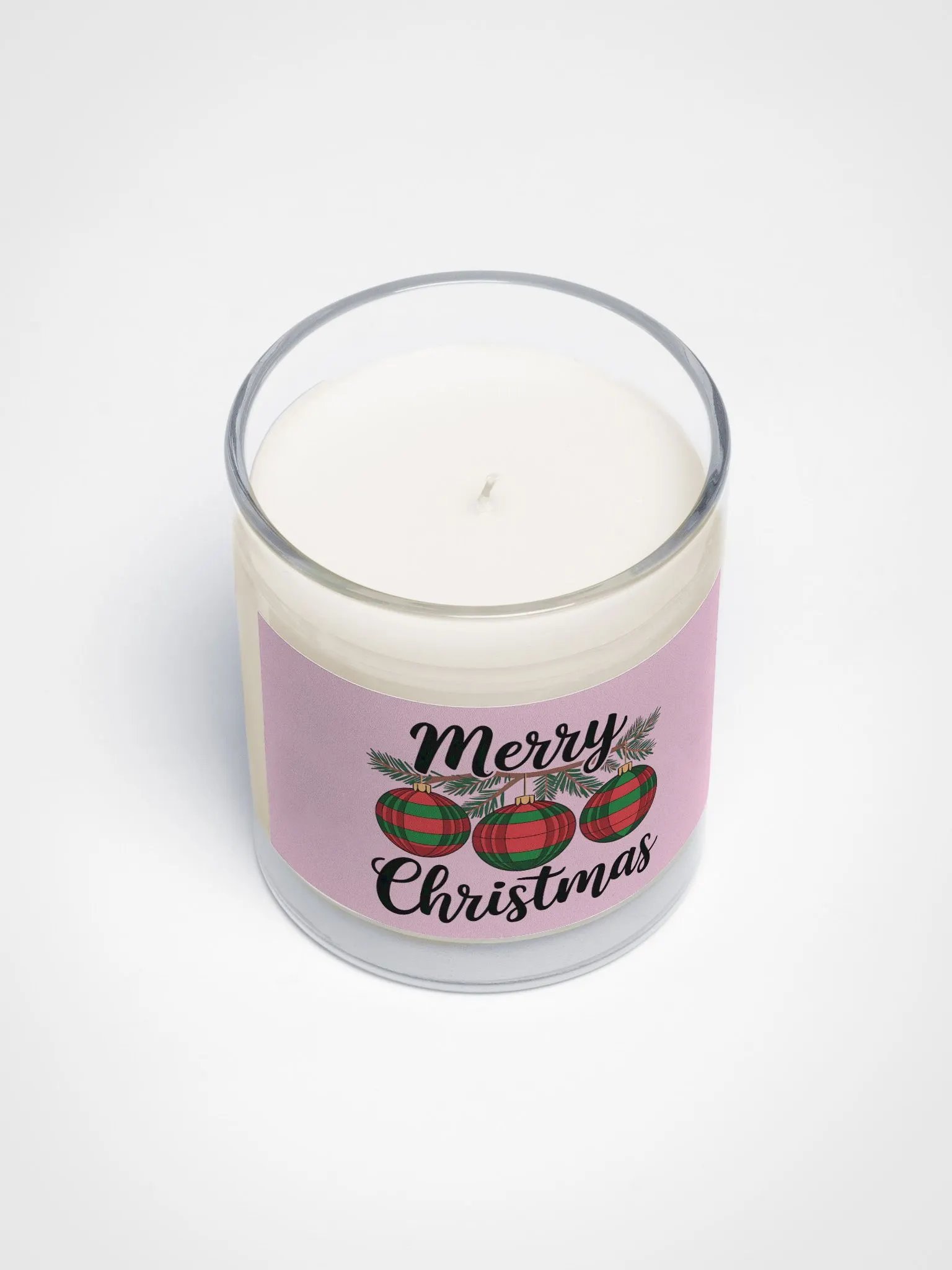Simple Yet Expressive Merry Christmas Design wax candle product image (3)