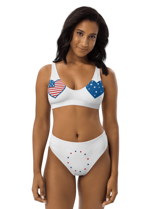 Patriotic Hearts All-Over Bikini product image (1)