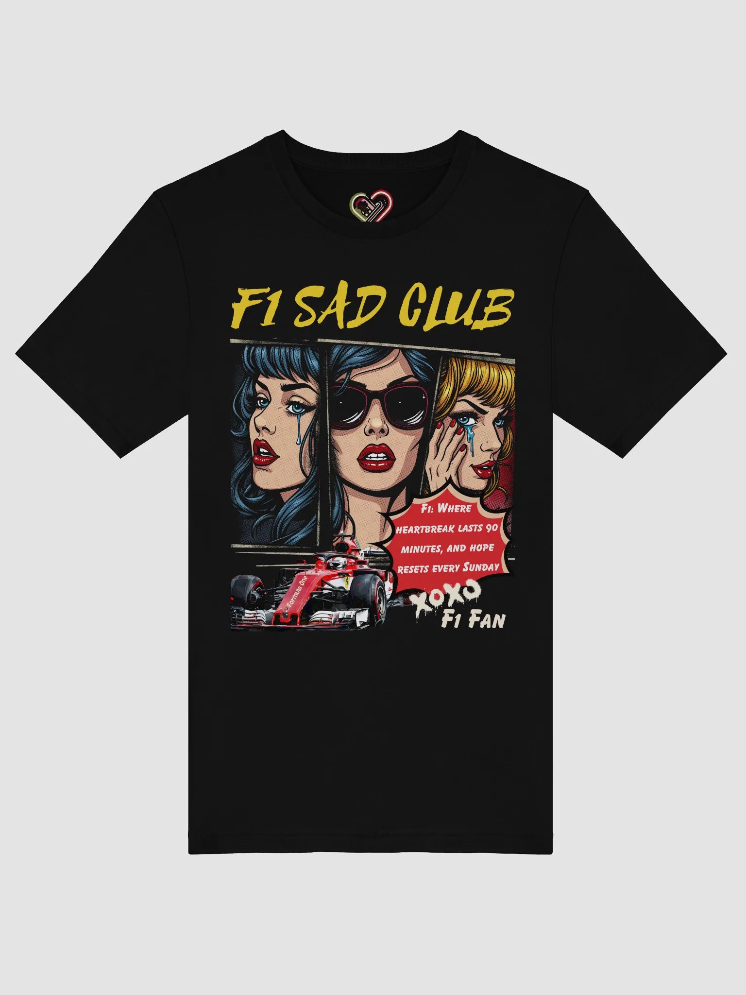 F1 SAD CLUB Pop Art T-Shirt product image (5)