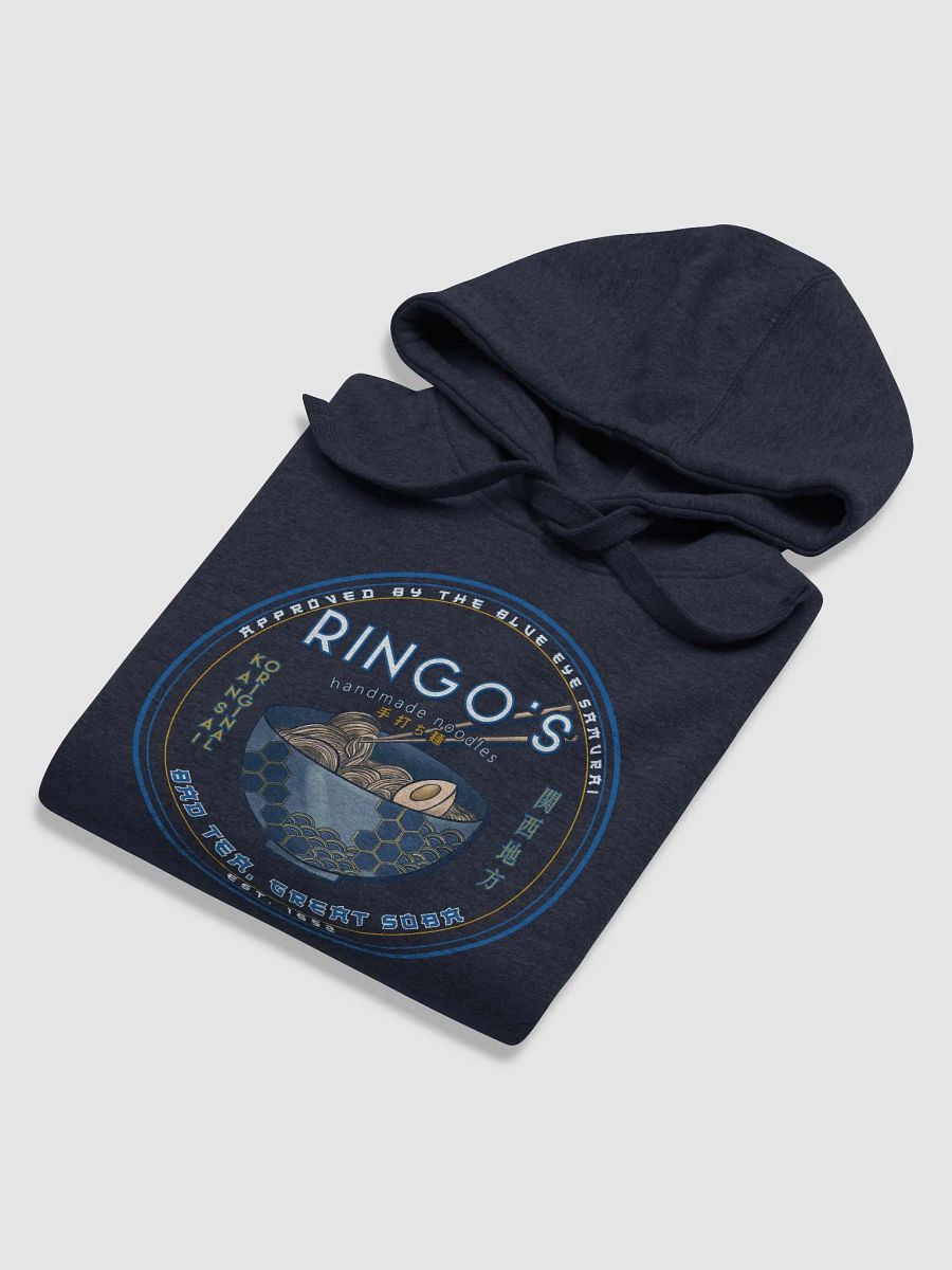 Ringo's Handmade Noodles Logo Hoodie | Blue Eye Samurai Inspired Sweatshirt product image (11)