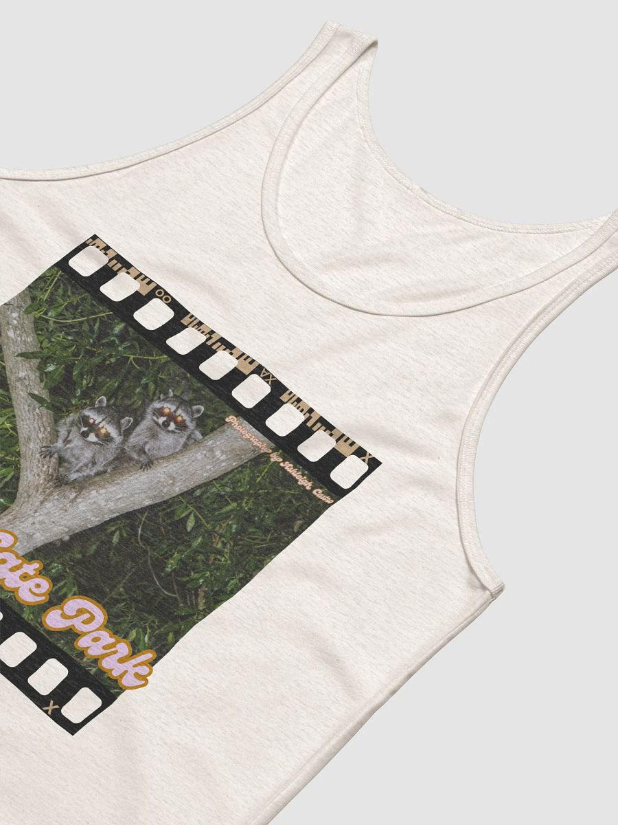 Golden Gate Park Raccoons Jersey Muscle Tank (White and Oatmeal) product image (12)