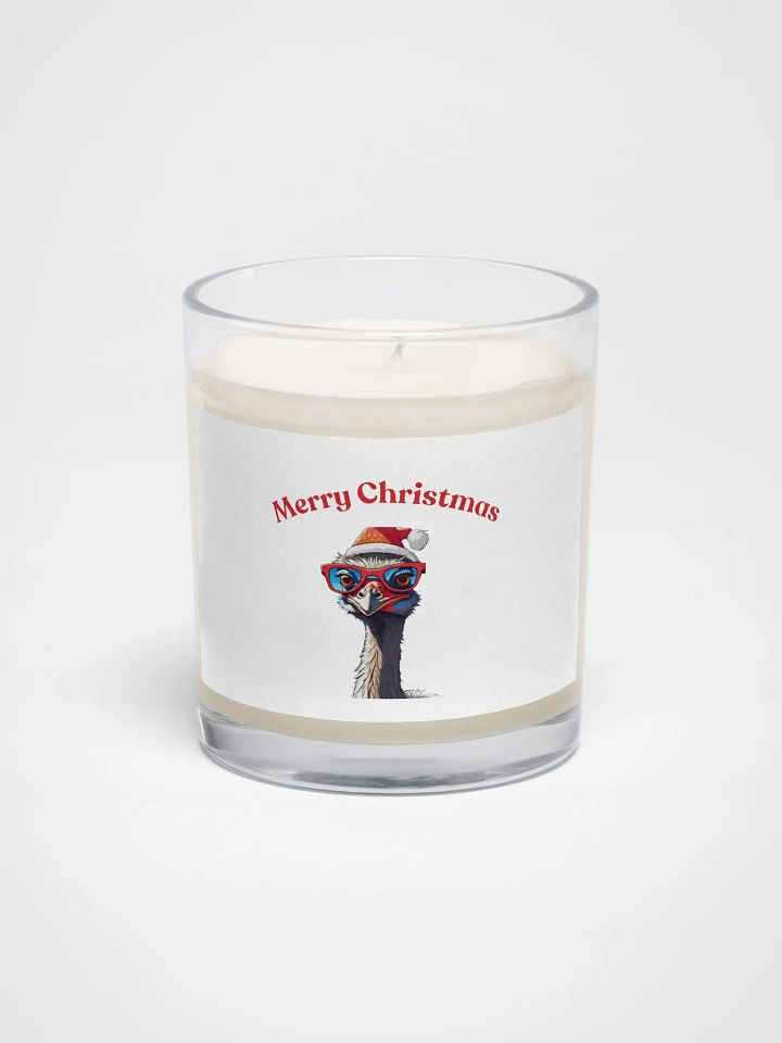 Emu Claus Soy Wax Candle - Red product image (1)