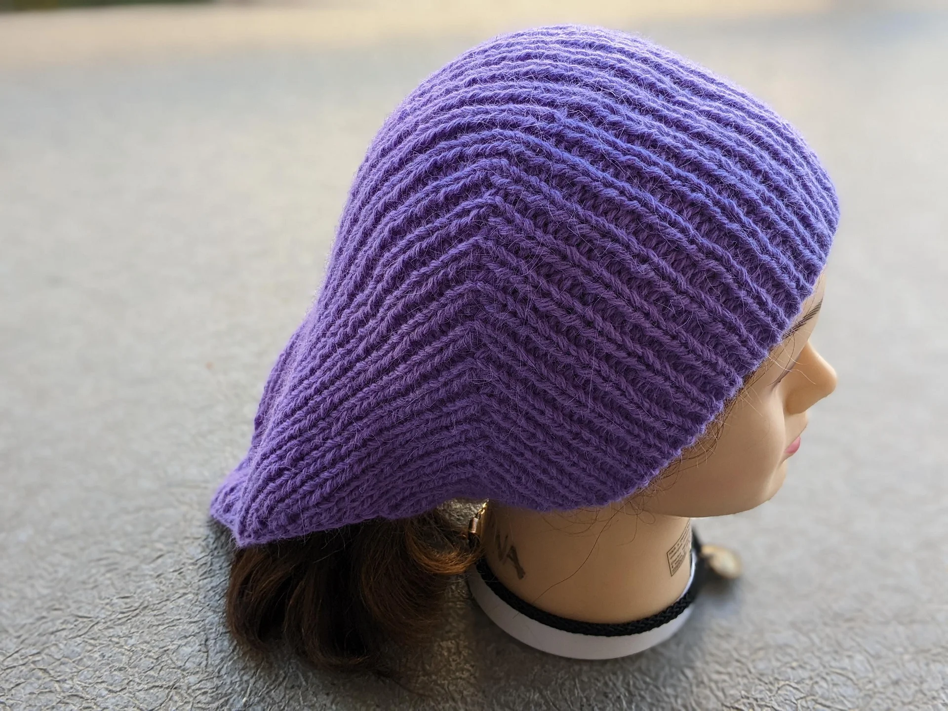 Knit Winter Bandana Kerchief Pattern product image (6)