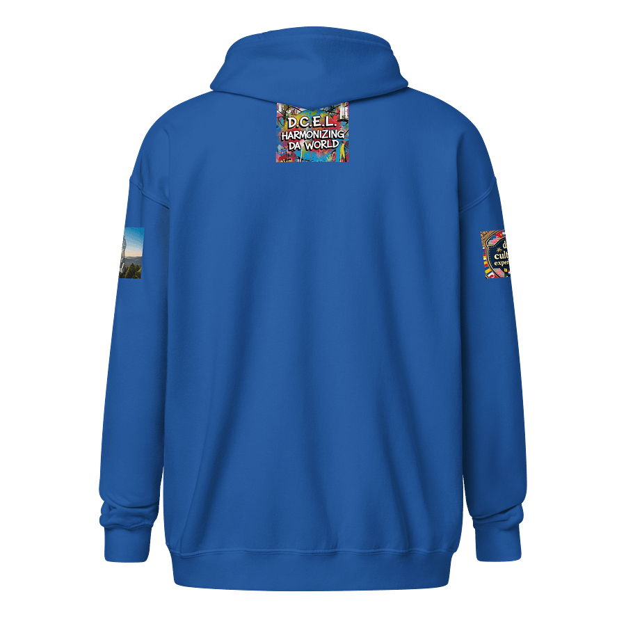 Unisex Da Culture, Experience Love! Zipper Hoodie product image (2)